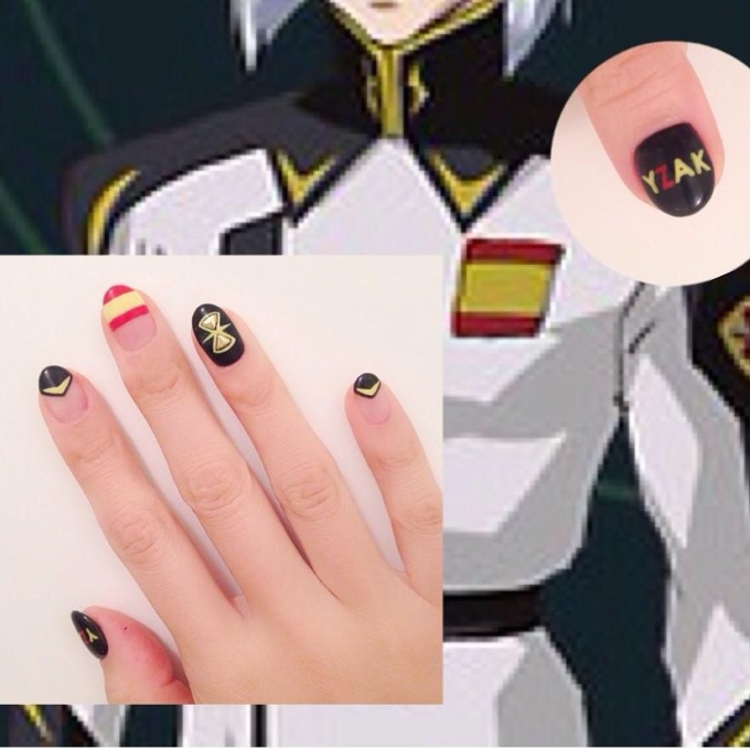Gundam SEED Nail Art