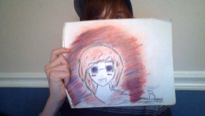 "Stefanie" original sketch by spencer