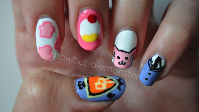Ouran High School Host Club: Honey Senpai inspired nails