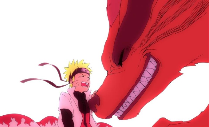 Naruto and Kurama 