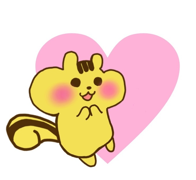 Gluttonous chipmunks"kyun!!"