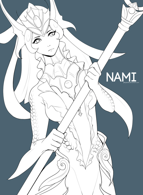 Nami Lineart
