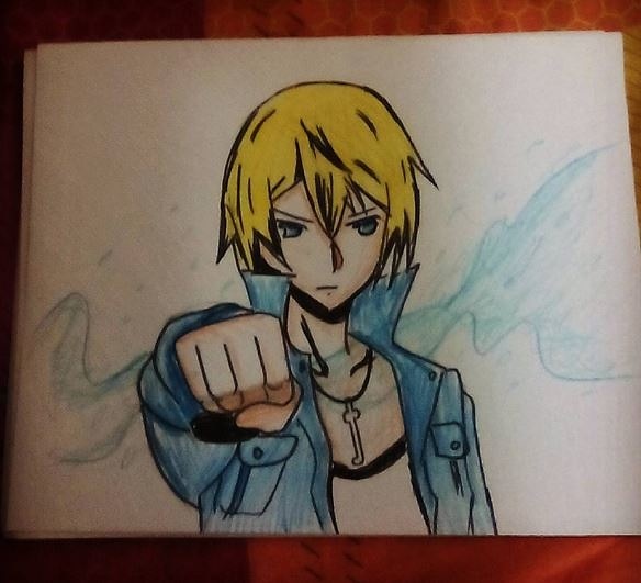 Divine Gate Aoto Fan art By Zara-chan