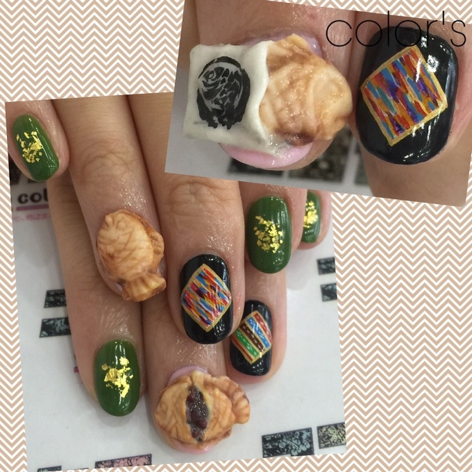 3D nail of TAIYAKI