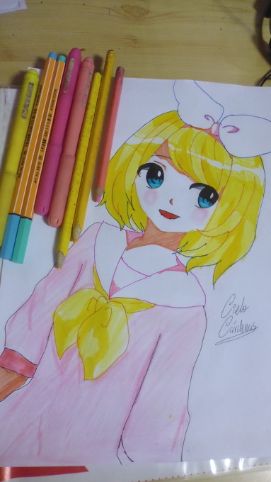 Rin Kagamine Draw 