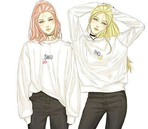 sakura haruno & ino yamanaka