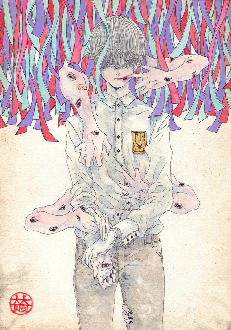 Lit Red, Scattering Crimson